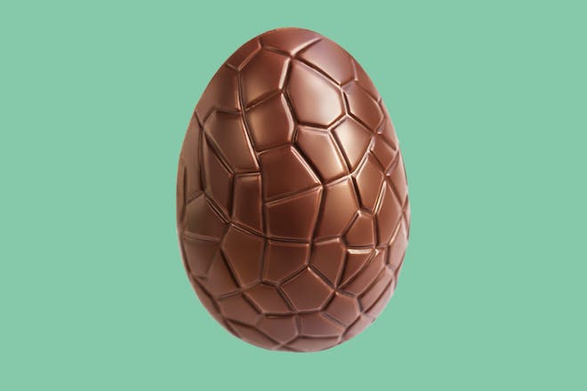 Giant chocolate Easter egg