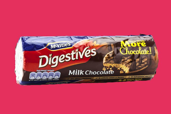 Packet of Digestive biscuits